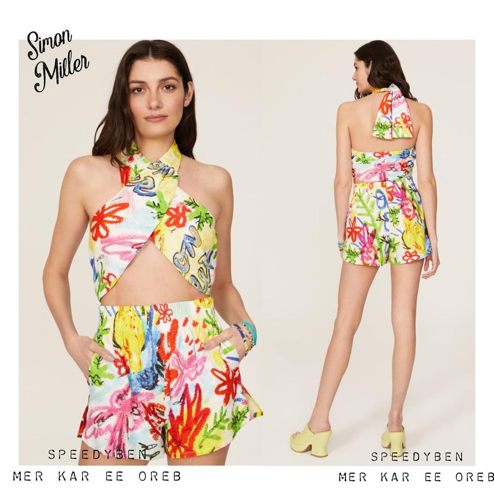 Simon Miller Dotta Crop Top Size Medium